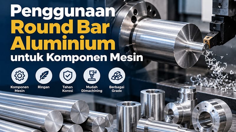 Penggunaan Round Bar Aluminium untuk Komponen Mesin