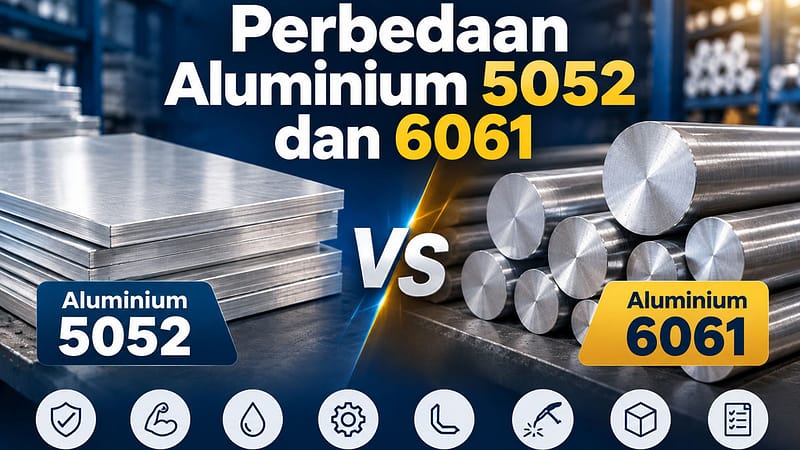 Perbedaan Aluminium 5052 dan 6061