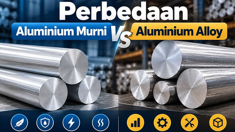 Perbedaan Aluminium Murni dan Aluminium Alloy