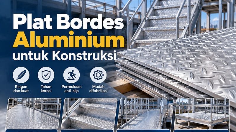 Plat Bordes Aluminium untuk Konstruksi