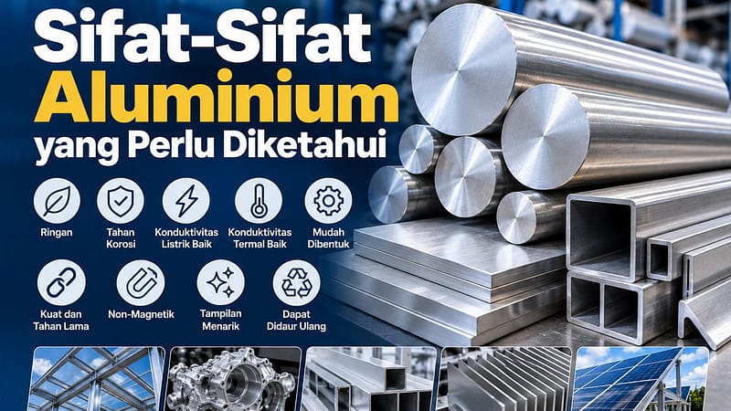 Sifat-Sifat Aluminium yang Perlu Diketahui